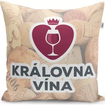 Polštář Sablio Polštář Královna vína: 40x40 cm