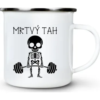 Mrtvý Tah - Plechový hrnek VELKÝ 400ml (500 ml po okraj) - 400 ml