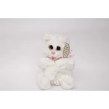 plyšák Plyšák Kočka s hlasem 25 cm Sedící SUN-DAY + dárek