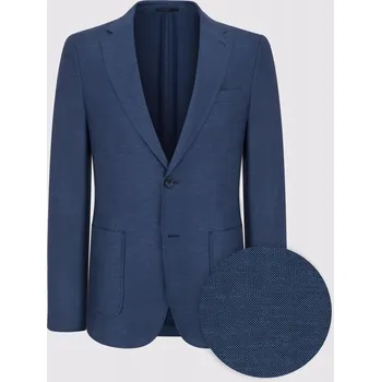 Dámské sako Pánská tmavě modrá sako s modrým mikrovzorem Pako Lorente vel 56