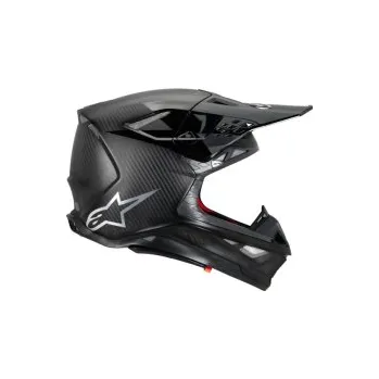 Helma na motorku Mx Helma Alpinestars Supertech M10 Fame Helmet ECE Black Carbon Matte Gloss 2026, Velikost L (59-60cm)