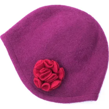 Čepice Fialový zimní klobouček