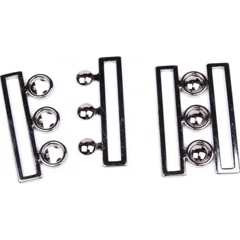 Spona kovová šíře 50 mm nikl, barva Nikl