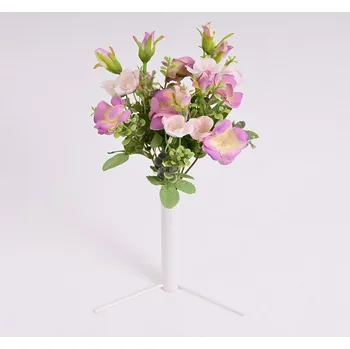 umělá květina Kytice mini ruží 29 cm, světle fialová