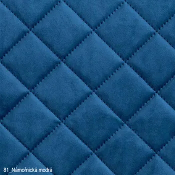 Přehoz na lůžko Přehoz VELVET: 81_Námořnická modrá 170 x 70 cm (Jednolůžková postel)