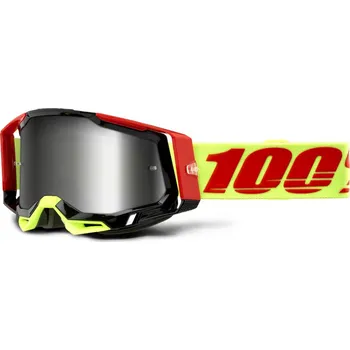 Motocyklové brýle 100% Brýle RACECRAFT 2 Goggle - Wiz - Silver Flash Lens
