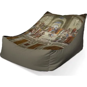 Sedací pytel Sablio Sedací vak Lounge Athénská škola - Raffael Santi - 80 x 95 x 50 cm