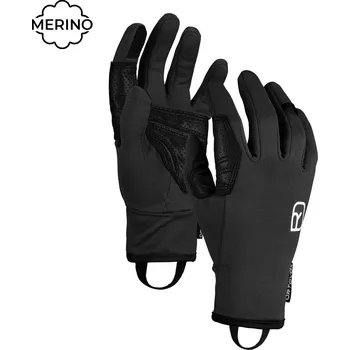 Rukavice na snowboard ORTOVOX Wms Fleece Light Glove black raven S 2026 - Odesíláme do 24 hodin