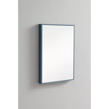 Zrcadlo Zrcadlo Hübsch Shine Mirror Small, modrá