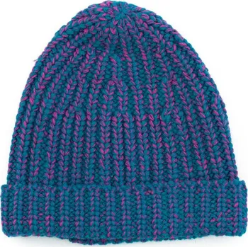 Čepice Dámská módní čepice modro-růžová