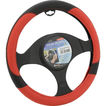 Potah na volant autoDS Potah volantu COLOR LINE červený