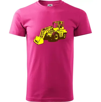 Pánská móda HON UN 053 - Klasické pánské triko vyšší gramáže - M ( Purpurová )