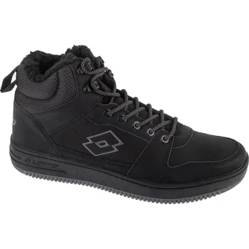 Pánské tenisky Černé pánské zateplené tenisky Lotto Prehna Fur 2400380U-1111 Velikost: 43