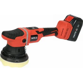Yato ORBITAL POLISHER 125MM 18V, 4,0AH + NABÍJEČKA (1 KS)