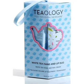 Péče o ruce Teaology Pece Pece-o-oblicejHand and Lip Duo White Tea Hand And Nail Cream 75 ml + Gloss Volume Treatment 10 1 Stk. (593,00 Kč / 1 ks.)