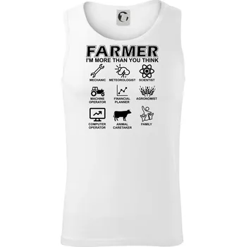 Farmer Symbols - Tílko pánské Core - M ( Bílá )