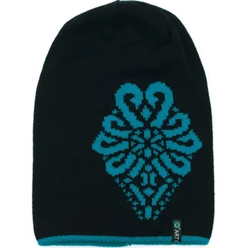 Čepice Spadlá čepice modro-černá