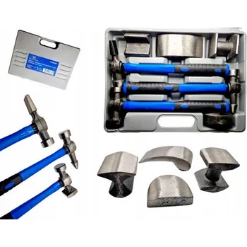 Kladivo Klempířské kladiva a kovadlinky 7 dílná sada FT0700