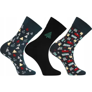 Pánské ponožky Moraj Vánoční ponožky 3 páry 43-45