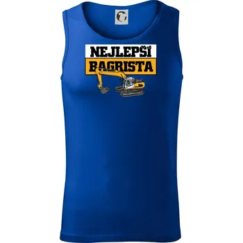 Nejlepší bagrista - Tílko pánské Core - XL ( Královská modrá )