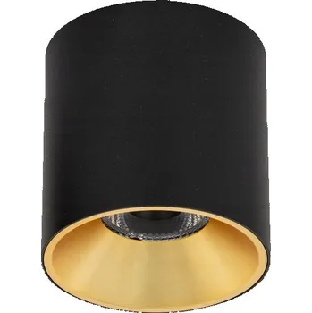 Stropní přisazené svítidlo Italux 15 W integrovaný LED zdroj 9,5 cm černé