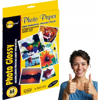 Fotopapír Lesklý fotopapír Yellow One A4 130 g/m2 20 ks