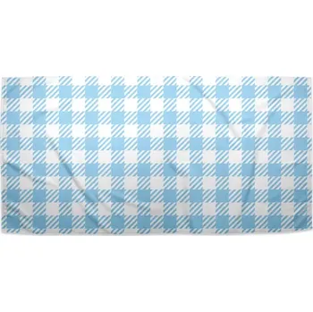 Osuška Sablio Ručník Čtvercový vzor - 50x100 cm