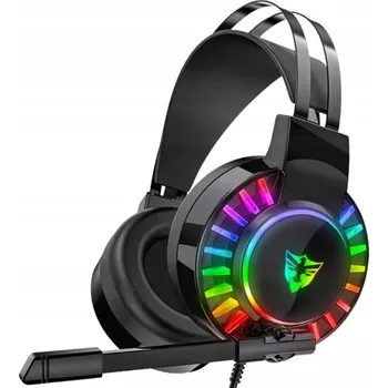 Sluchátka VERK Kabelová herní sluchátka G605 7.1 s RGB a mikrofonem