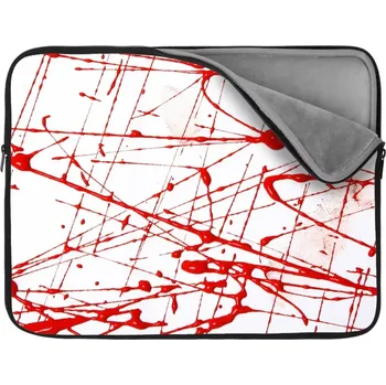 pouzdro na notebook Sablio Obal na notebook Krvavé cákance - 17"