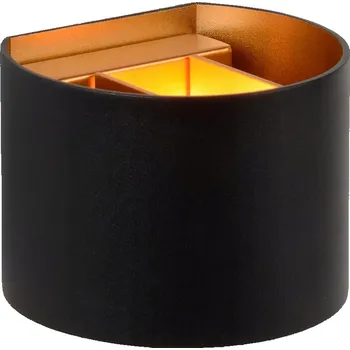 Nástěnné svítidlo Nástěnné svítidlo LUCIDE černé, integrovaný LED zdroj 4 W