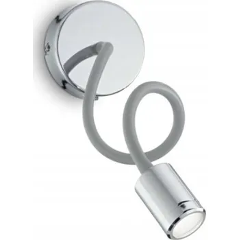 Nástěnné svítidlo Nástěnné svítidlo Ideal Lux stříbrné s integrovaným LED zdrojem 3 W