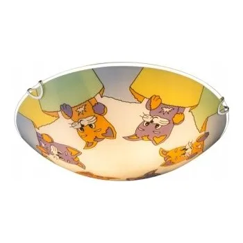 Kulatý Stropní Svítidlo Globo 30 x 6,5 cm bílá