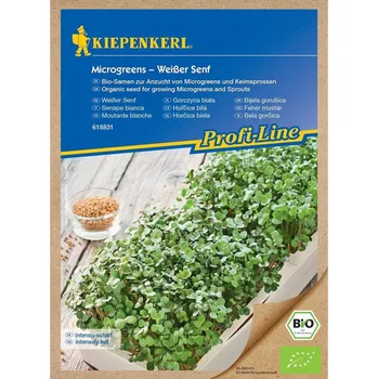 Semeno BIO Bílá hořčice - microgreens - 50&nbsp;g