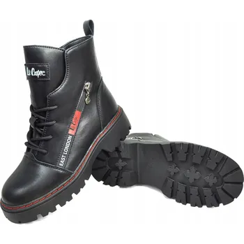 Dámská zimní obuv Dámské kotníkové boty kotníkové boty Lee Cooper vel. 40, kožené, zateplené