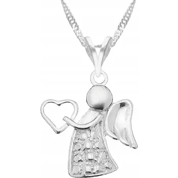 Náhrdelník Stříbrný náhrdelník s andělem Anděl strážný Anděl strážný STŘÍBRO 925