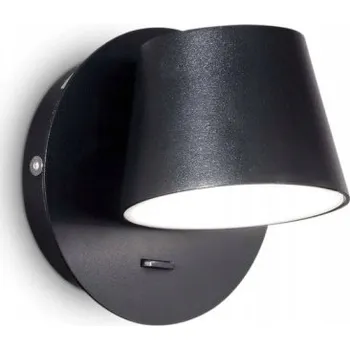 Nástěnné svítidlo Nástěnné svítidlo Ideal Lux černé, integrovaný LED zdroj 6 W