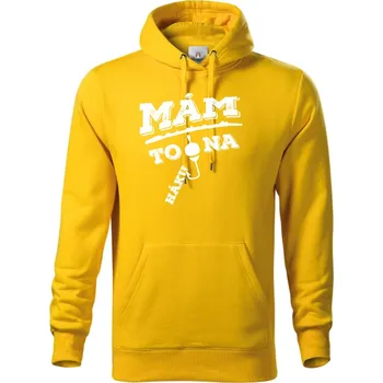 Mám to na háku. Bílý tisk. - Pánská mikina Premium - 3XL