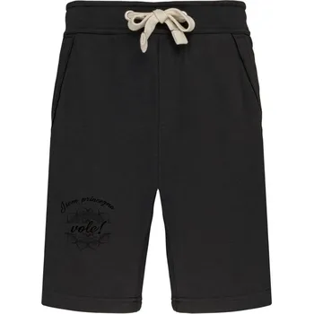 Triko Jsem princezna VOLE! Černý potisk - Pohodlné kraťasy s potiskem - 4XL