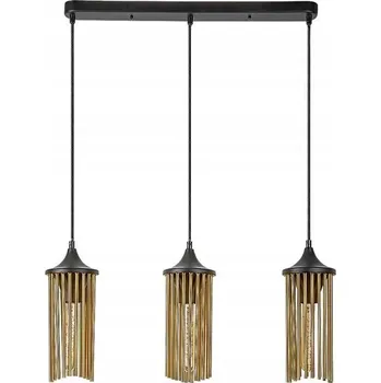 Rabalux závěsné svítidlo Roxas E27 3x MAX 40W matná černá 72153