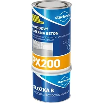 barva na beton Nátěr epoxidový Stachema PX200 RAL 7040 šedá 1,2 kg