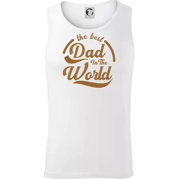 The best dad in the world - psaci - Tílko pánské Core - L ( Bílá )