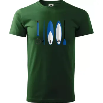 Paddleboard set - Triko extra velké (5-8XL) - 6XL ( Lahvově zelená )