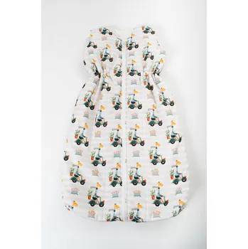 Spací pytel pro miminko Dětský spací pytel žirafa na motorce - délka 100 cm