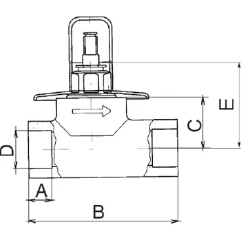 Vodovodní potrubí PPR ventil podomítkový s krytkou 25 Laguna