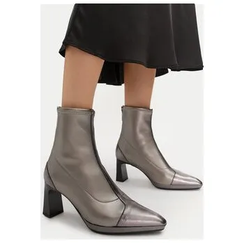 Dámské kozačky Polokozačky Hispanitas Menorca-I24 HI243645 Stříbrná 41