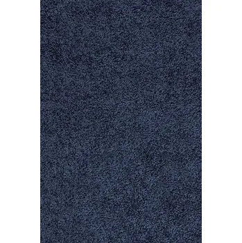 Koberec Kusový koberec Life Shaggy 1500 navy: Kulatý průměr 80 cm