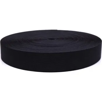 Pruženka hladká šíře 35mm tkaná ČESKÝ VÝROBEK, barva Černá