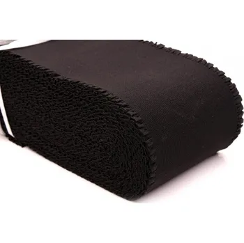 Pruženka s volánkem tkaná šíře 100mm černá, barva Černá