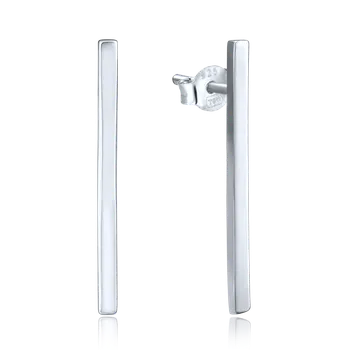 Náušnice Moonlit Stříbrné náušnice tyčinky