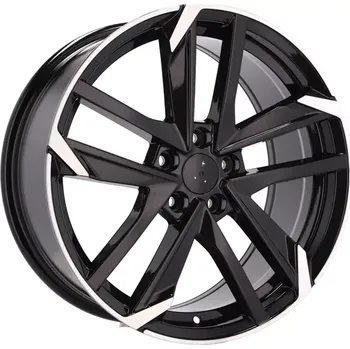 Disk Alu kola Racing Line XE170, 17x7.5 5x108 ET44, černá + leštění vhodné pro Peugeot 308 III (od 2022)